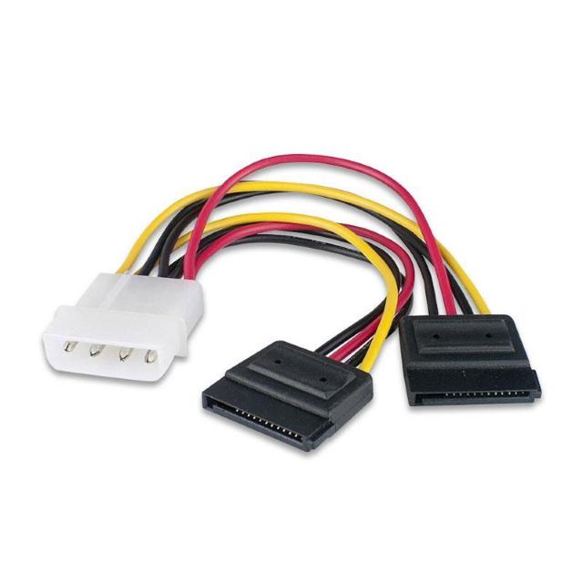 IDEオス SATAメス 電源ケーブル 2分岐 IDE4PINオス SATA12PINメス×2 コード ケーブル長15cm HDD < PC本体/周辺機器  IDEオス SATAメス 電源ケーブル 2分岐 IDE4PINオス SATA12PINメス×2 コード ケーブル長15cm HDD < PC本体/周辺機器の