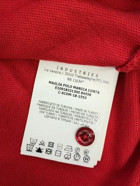 ☆MONCLER モンクレール プリント ロゴ ワッペン ポロシャツ/メンズ/S/レッド☆国内正規品 < ブランド ☆MONCLER モンクレール プリント ロゴ ワッペン ポロシャツ/メンズ/S/レッド☆国内正規品 < ブランドの