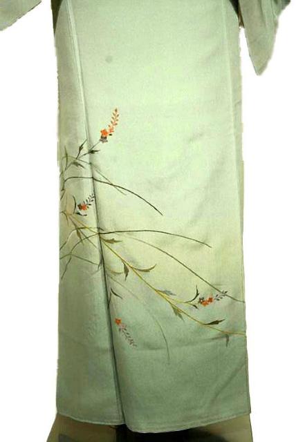 付下げ 中古 送料無料 最高級 新品同様 暈し染め 総シシュウ 花柄 身丈165cm 裄丈68cm 正絹 フォーマル Y3648 < 女性ファッション  付下げ 中古 送料無料 最高級 新品同様 暈し染め 総シシュウ 花柄 身丈165cm 裄丈68cm 正絹 フォーマル Y3648 < 女性ファッションの