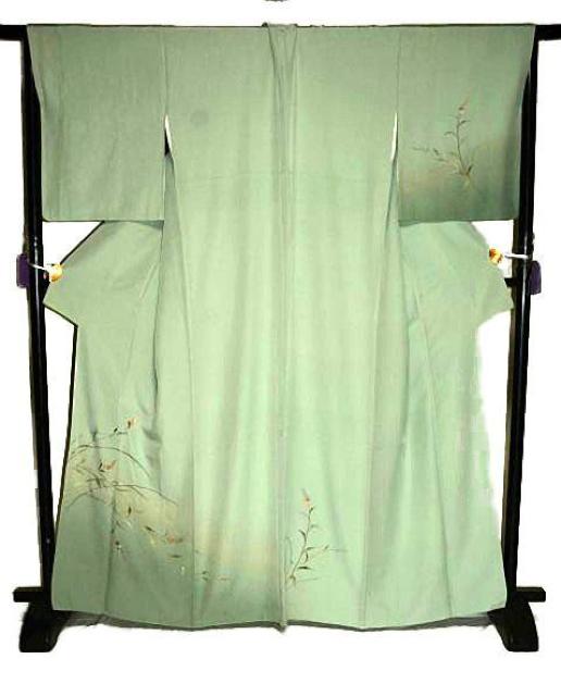 付下げ 中古 送料無料 最高級 新品同様 暈し染め 総シシュウ 花柄 身丈165cm 裄丈68cm 正絹 フォーマル Y3648 < 女性ファッション  付下げ 中古 送料無料 最高級 新品同様 暈し染め 総シシュウ 花柄 身丈165cm 裄丈68cm 正絹 フォーマル Y3648 < 女性ファッションの