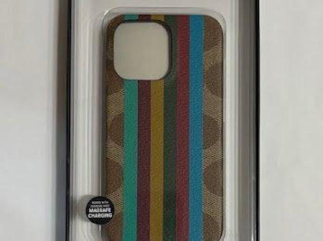 R[` COACH iPhone13 pro Ή P[XC8088 KHAKI MULTI   Ɠd/AV 