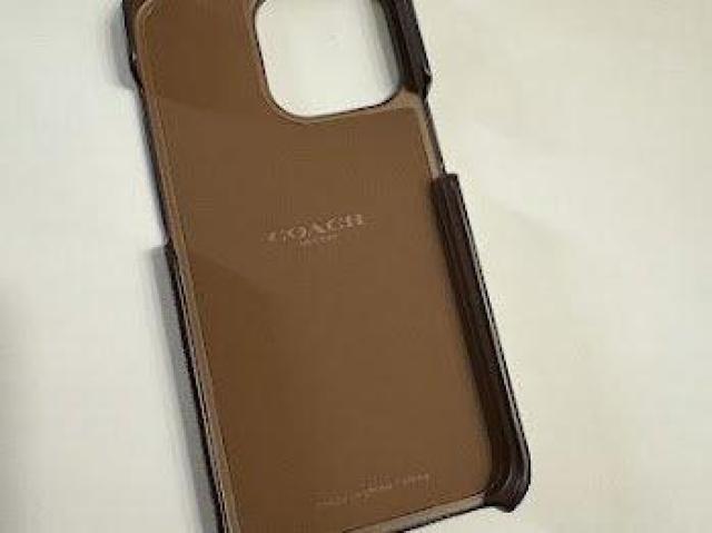 R[` COACH iPhone13 pro Ή P[XC8088 KHAKI MULTI  Ɠd/AV 