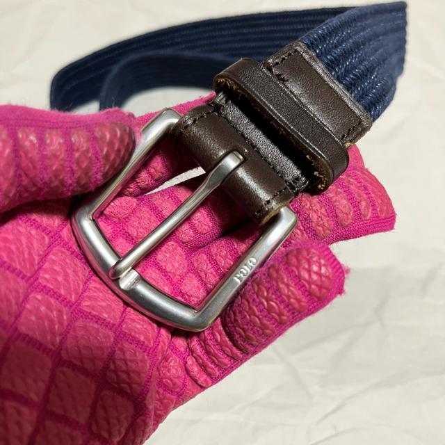 【POLO RALPH LAUREN】 メッシュ / カジュアルベルト ネイビー < ブランド 【POLO RALPH LAUREN】 メッシュ / カジュアルベルト ネイビー < ブランドの