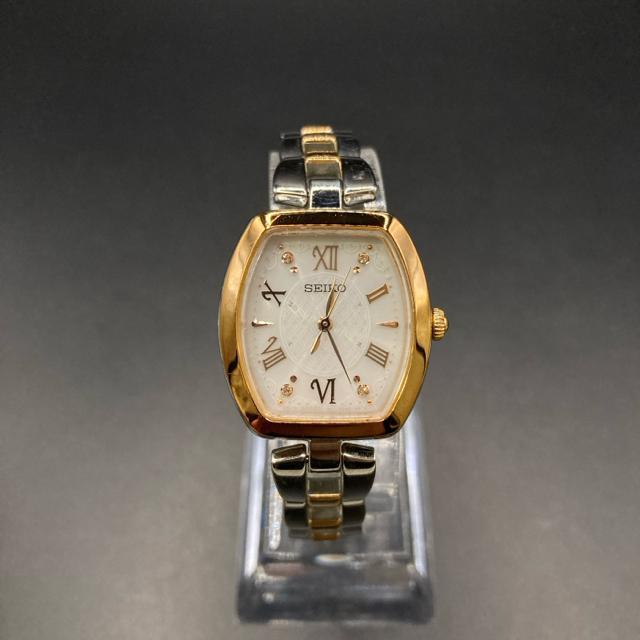 即決 SEIKO セイコー ソーラー腕時計 1B21-0AH0 < ブランド 即決 SEIKO セイコー ソーラー腕時計 1B21-0AH0 < ブランドの