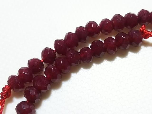 天然石★ガーネット 4mmロンデルカット 半連 < 女性アクセサリー/時計 天然石★ガーネット 4mmロンデルカット 半連 < 女性アクセサリー/時計の