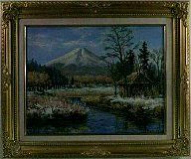 絵画 油彩 作者不詳『忍野』真作保証 原画 < ホビー 絵画 油彩 作者不詳『忍野』真作保証 原画 < ホビーの