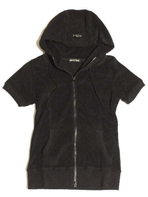 新品<AF刺繍ワッペン>aimerfeel/エメフィール(厚パーカー/ブラック)定価3465/M < 女性ファッション  新品<AF刺繍ワッペン>aimerfeel/エメフィール(厚パーカー/ブラック)定価3465/M  < 女性ファッションの