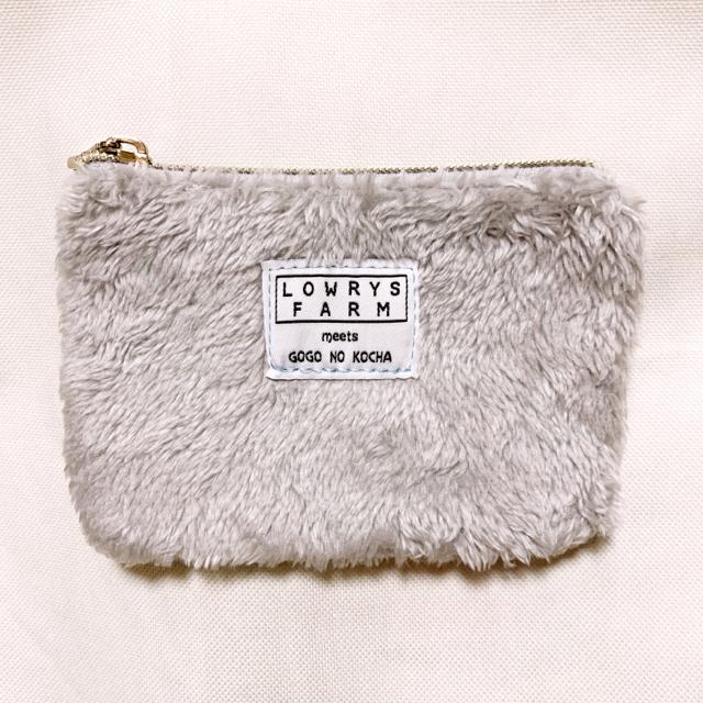 【NEW/非売品】ふわもこフラットポーチ/LOWRYS FARM/グレー < 女性ファッション  【NEW/非売品】ふわもこフラットポーチ/LOWRYS FARM/グレー  < 女性ファッションの