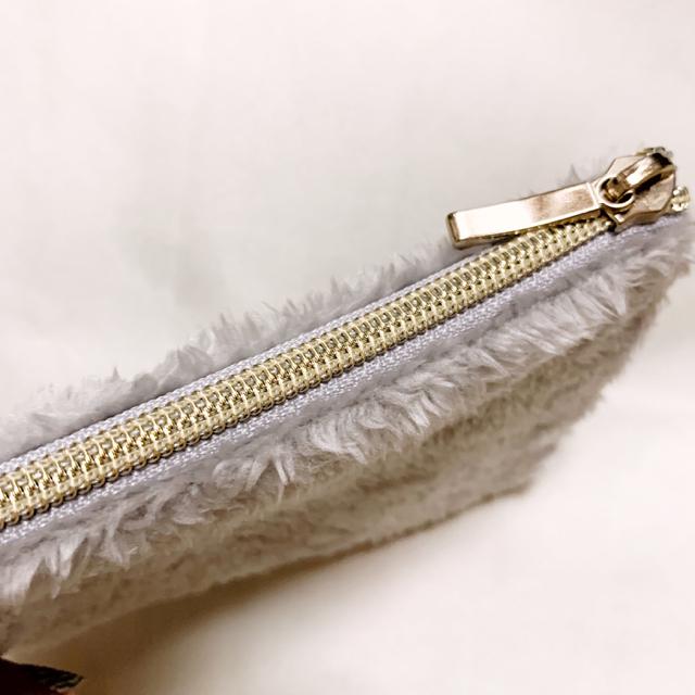 【NEW/非売品】ふわもこフラットポーチ/LOWRYS FARM/グレー < 女性ファッション  【NEW/非売品】ふわもこフラットポーチ/LOWRYS FARM/グレー < 女性ファッションの