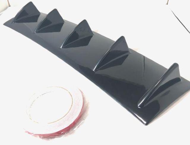 汎用リアディフューザー ブラックtype2 < 自動車/バイク 汎用リアディフューザー ブラックtype2 < 自動車/バイク