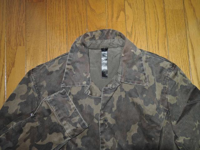 wjk ダブルジェイケイ ミリタリー シャツ ジャケット M 迷彩柄 カモフラージュ シワ加工 < ブランド  wjk ダブルジェイケイ ミリタリー シャツ ジャケット M 迷彩柄 カモフラージュ シワ加工 < ブランドの