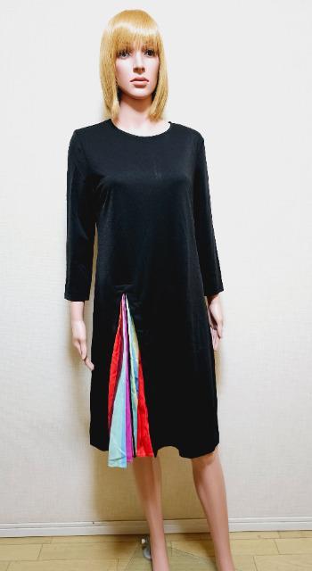 未使用品☆特大3XL☆光沢つるAとろみ素材カラースリットのワンピW154☆3点で即落 < 女性ファッション  未使用品☆特大3XL☆光沢つるAとろみ素材カラースリットのワンピW154☆3点で即落 < 女性ファッションの