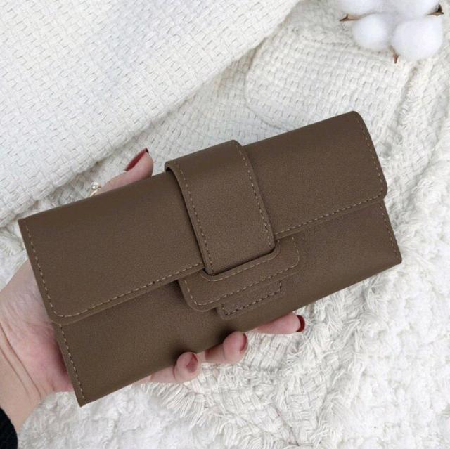 新品★薄手カードケース長財布/ブラウン < 女性ファッション  新品★薄手カードケース長財布/ブラウン  < 女性ファッションの