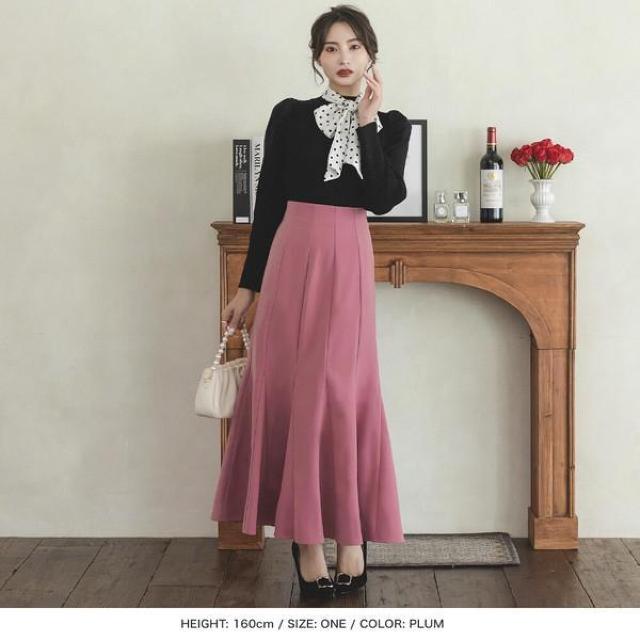 JULIA BOUTIQUEボリュームマーメイドスカートブラックプラム新品 < 女性ファッション  JULIA BOUTIQUEボリュームマーメイドスカートブラックプラム新品 < 女性ファッションの