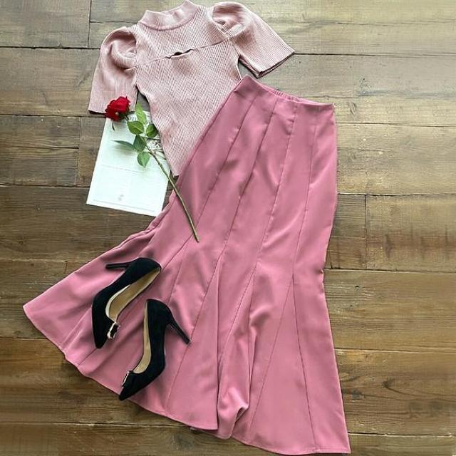 JULIA BOUTIQUEボリュームマーメイドスカートブラックプラム新品 < 女性ファッション  JULIA BOUTIQUEボリュームマーメイドスカートブラックプラム新品 < 女性ファッションの