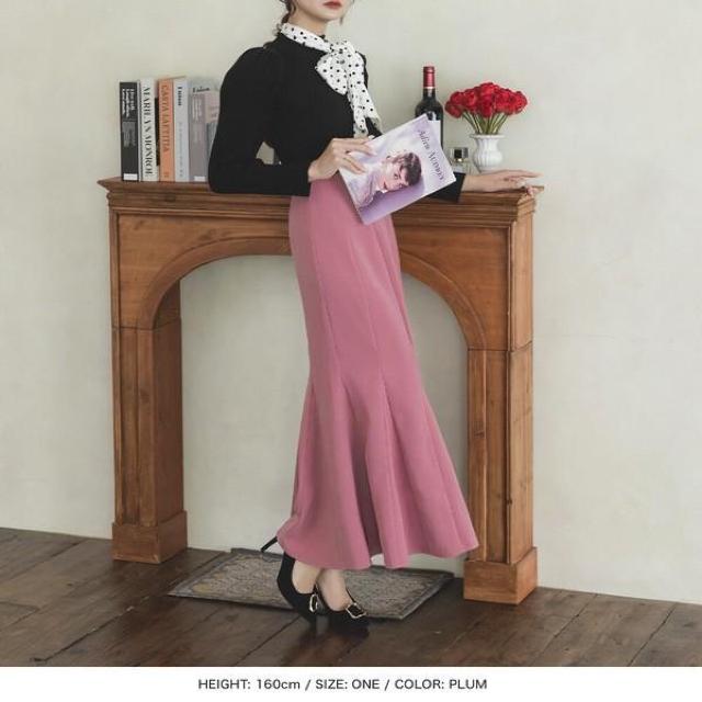 JULIA BOUTIQUEボリュームマーメイドスカートブラックプラム新品 < 女性ファッション  JULIA BOUTIQUEボリュームマーメイドスカートブラックプラム新品 < 女性ファッションの