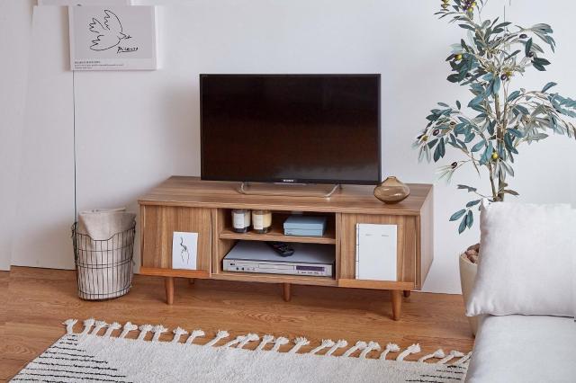 【送料無料】【幅110cm】 Tonny フラップ扉テレビ台 AV 木目調 無垢材 < インテリア/ライフ  【送料無料】【幅110cm】 Tonny フラップ扉テレビ台 AV 木目調 無垢材 < インテリア/ライフの