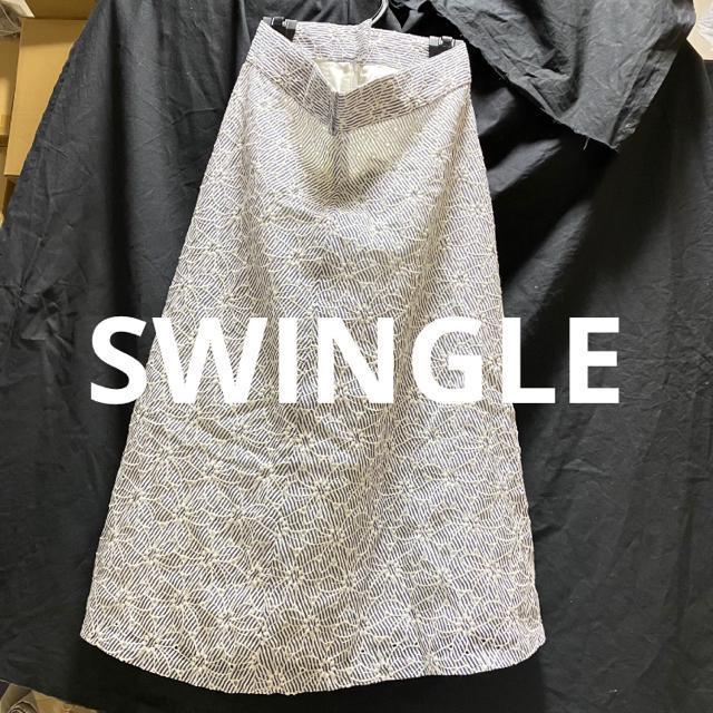 【SWINGLE / スウィングル】 膝丈 フレアスカート / M < ブランド 【SWINGLE / スウィングル】 膝丈 フレアスカート / M < ブランドの