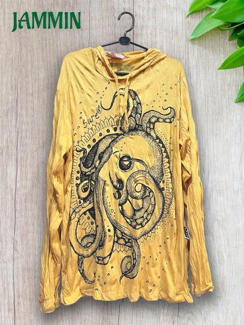 オクトパスロンT エスニック アジアン タコ 蛸 ヒッピー サイケ 個性派 < 男性ファッション オクトパスロンT エスニック アジアン タコ 蛸 ヒッピー サイケ 個性派 < 男性ファッションの