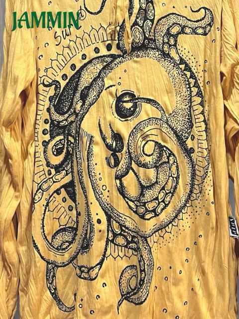 オクトパスロンT エスニック アジアン タコ 蛸 ヒッピー サイケ 個性派 < 男性ファッション オクトパスロンT エスニック アジアン タコ 蛸 ヒッピー サイケ 個性派 < 男性ファッションの