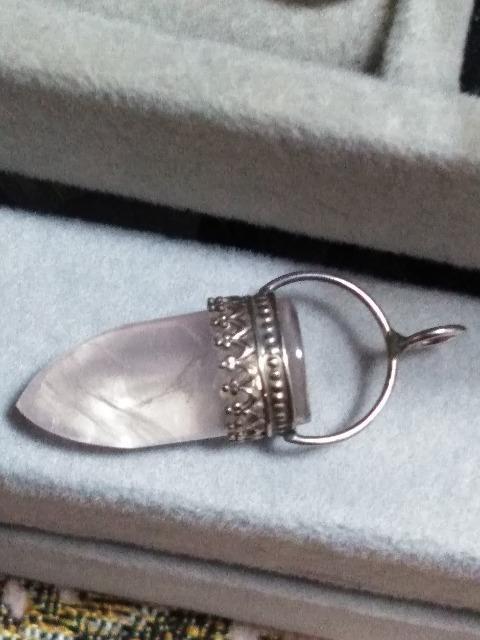 ローズクォーツ ペンダントトップ☆ < 女性アクセサリー/時計  ローズクォーツ ペンダントトップ☆  < 女性アクセサリー/時計の