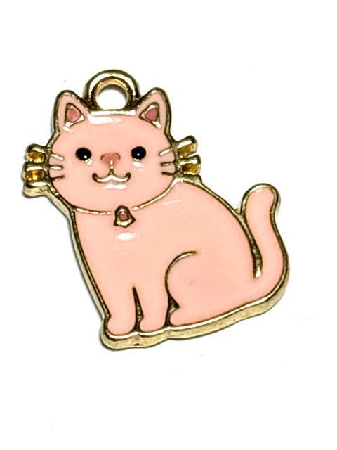 805 ピンク色 猫ちゃん 1個 ねこ ネコ アクセサリーチャーム 金属パーツ < ペット/手芸/園芸 805 ピンク色 猫ちゃん 1個 ねこ ネコ アクセサリーチャーム 金属パーツ < ペット/手芸/園芸の