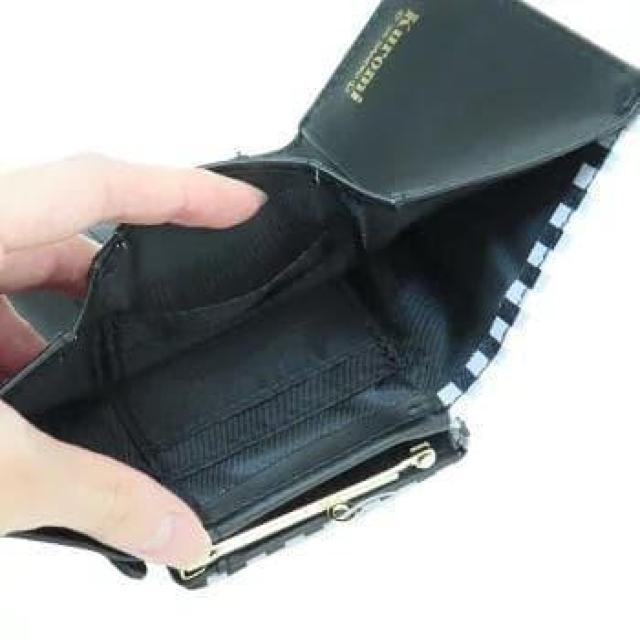 クロミ 財布 ダイカット 口金財布 がま口 三つ折り ウォレット サンリオ < 女性ファッション クロミ 財布 ダイカット 口金財布 がま口 三つ折り ウォレット サンリオ < 女性ファッションの