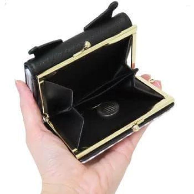 クロミ 財布 ダイカット 口金財布 がま口 三つ折り ウォレット サンリオ < 女性ファッション クロミ 財布 ダイカット 口金財布 がま口 三つ折り ウォレット サンリオ < 女性ファッションの