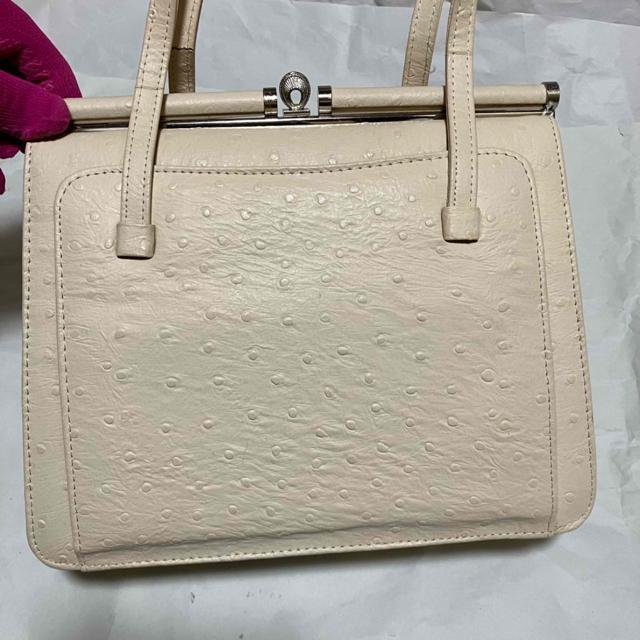 【アンティーク】 【ノーブランド扱い】 オーストリッチ / がま口 ハンドバッグ < 女性ファッション 【アンティーク】 【ノーブランド扱い】 オーストリッチ / がま口 ハンドバッグ < 女性ファッションの