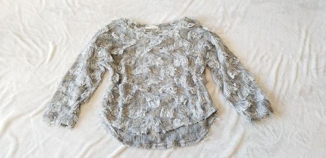 ★ミックスグレー☆ふわふわキュート♪お洒落可愛い♪丸首七分袖♪オルチャン♪ニットセーター < 女性ファッション ★ミックスグレー☆ふわふわキュート♪お洒落可愛い♪丸首七分袖♪オルチャン♪ニットセーター < 女性ファッションの