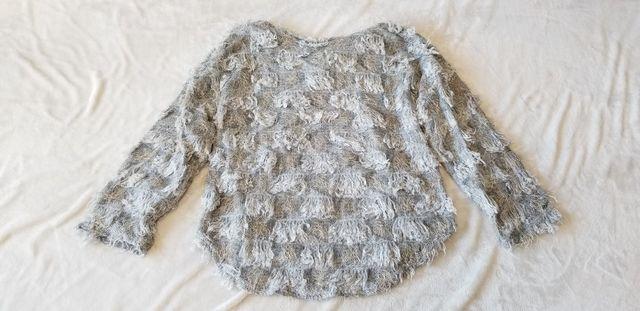 ★ミックスグレー☆ふわふわキュート♪お洒落可愛い♪丸首七分袖♪オルチャン♪ニットセーター < 女性ファッション ★ミックスグレー☆ふわふわキュート♪お洒落可愛い♪丸首七分袖♪オルチャン♪ニットセーター < 女性ファッションの