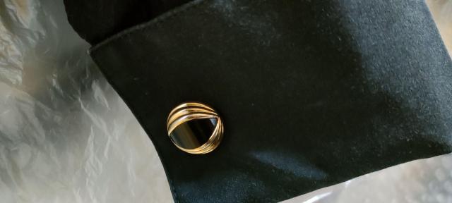 正規 ランバン 3連ラウンドライン キャットアイカフス コンポジットドーム カボション黒 ゴールドカフリンクス ジュエリーボタン < ブランド 正規 ランバン 3連ラウンドライン キャットアイカフス コンポジットドーム カボション黒 ゴールドカフリンクス ジュエリーボタン < ブランドの