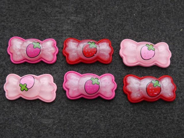 プラパーツ 手芸・アクセサリーパーツ  苺キャンディ6個セット < 香水/コスメ/ネイル  プラパーツ 手芸・アクセサリーパーツ  苺キャンディ6個セット  < 香水/コスメ/ネイルの