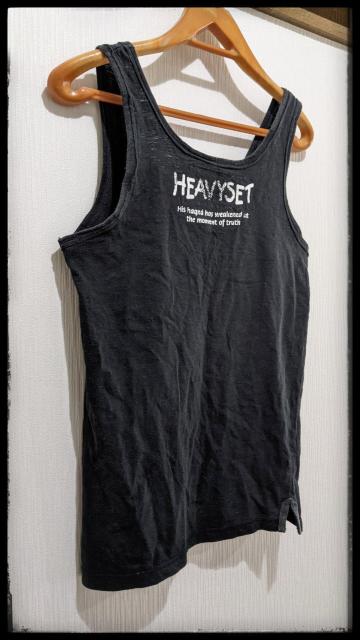 ★LISTEN HEARTBEAT★リッスンハートビート★タンクトップ★Tシャツ★Mサイズ同等★黒★部屋着★まとめ買い歓迎★ < 女性ファッション  ★LISTEN HEARTBEAT★リッスンハートビート★タンクトップ★Tシャツ★Mサイズ同等★黒★部屋着★まとめ買い歓迎★ < 女性ファッションの