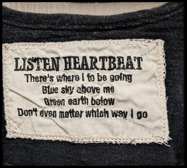 ★LISTEN HEARTBEAT★リッスンハートビート★タンクトップ★Tシャツ★Mサイズ同等★黒★部屋着★まとめ買い歓迎★ < 女性ファッション  ★LISTEN HEARTBEAT★リッスンハートビート★タンクトップ★Tシャツ★Mサイズ同等★黒★部屋着★まとめ買い歓迎★ < 女性ファッションの