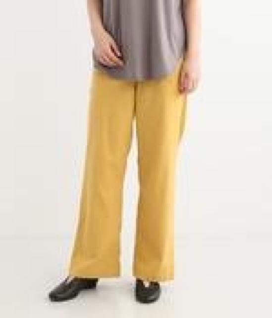 …Blucielo…halfリネンコットン ベイカースリットパンツ 新品 mustardyellow < 女性ファッション …Blucielo…halfリネンコットン ベイカースリットパンツ 新品 mustardyellow < 女性ファッションの