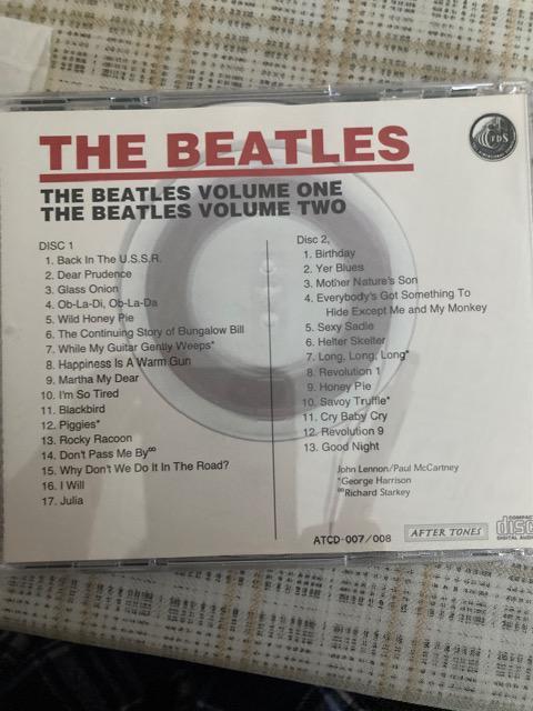 THE BEATLES / WHITE ALBUM (2CD) COMPLETE US STEREO ALBUMS < タレントグッズ  THE BEATLES / WHITE ALBUM (2CD) COMPLETE US STEREO ALBUMS < タレントグッズの