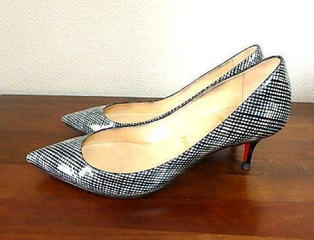 ◆Christian Louboutin クリスチャンルブタン 34 1/2 約21.5cm ハイヒール パンプス  中古品 < 女性ファッション  ◆Christian Louboutin クリスチャンルブタン 34 1/2 約21.5cm ハイヒール パンプス  中古品 < 女性ファッションの