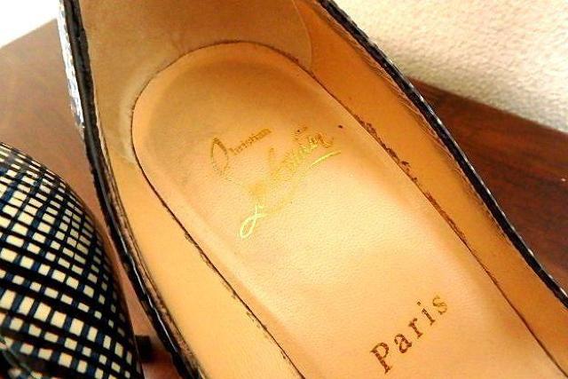 ◆Christian Louboutin クリスチャンルブタン 34 1/2 約21.5cm ハイヒール パンプス  中古品 < 女性ファッション  ◆Christian Louboutin クリスチャンルブタン 34 1/2 約21.5cm ハイヒール パンプス  中古品 < 女性ファッションの