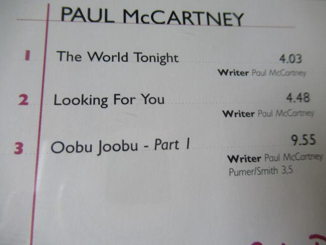 ポール・マッカートニー CD 「The World Tonight」 輸入盤 < CD/DVD/ビデオ  ポール・マッカートニー CD 「The World Tonight」 輸入盤 < CD/DVD/ビデオの