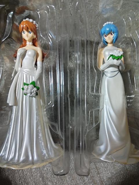 セガ '05 エヴァンゲリオン ピュアマリッジ レイ アスカ ウエディングドレス 約1/8スケール < アニメ/コミック/キャラクター セガ '05 エヴァンゲリオン ピュアマリッジ レイ アスカ ウエディングドレス 約1/8スケール < アニメ/コミック/キャラクターの