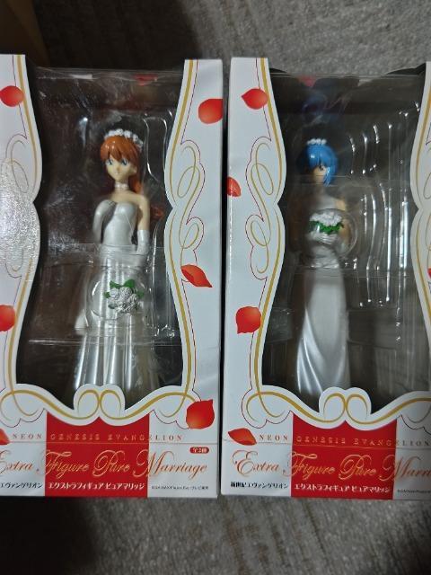 セガ '05 エヴァンゲリオン ピュアマリッジ レイ アスカ ウエディングドレス 約1/8スケール < アニメ/コミック/キャラクター セガ '05 エヴァンゲリオン ピュアマリッジ レイ アスカ ウエディングドレス 約1/8スケール < アニメ/コミック/キャラクターの