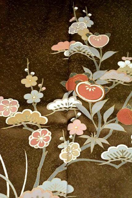 【最高級】新品同様 暈し染め 金彩 金駒シシュウ 松竹梅 三松扱い 訪問着 身丈158.5cm 裄丈65.5cm T3450 < 女性ファッション  【最高級】新品同様 暈し染め 金彩 金駒シシュウ 松竹梅 三松扱い 訪問着 身丈158.5cm 裄丈65.5cm T3450 < 女性ファッションの