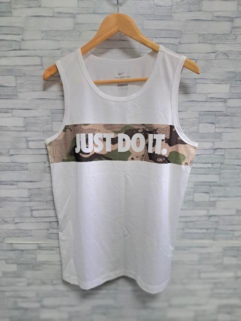 ☆NIKE ナイキ カモフラージュ柄 プリント ロゴ タンクトップ /メンズ/M☆ホワイト新作モデル < ブランド ☆NIKE ナイキ カモフラージュ柄 プリント ロゴ タンクトップ /メンズ/M☆ホワイト新作モデル < ブランドの