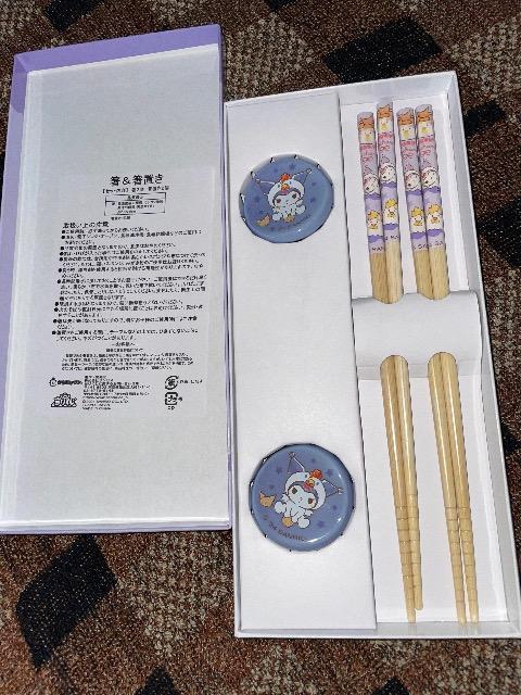♯新品♯箸 & 箸置き  クロミ   はし 2膳 箸置き 2個  セット < おもちゃ  ♯新品♯箸 & 箸置き  クロミ   はし 2膳 箸置き 2個  セット < おもちゃの