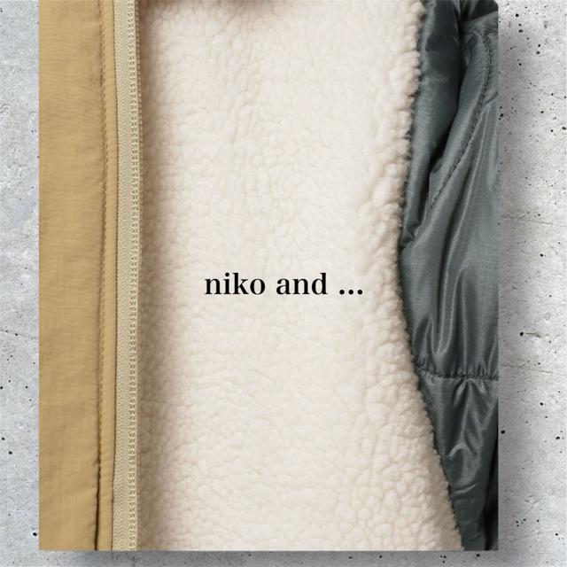 新品 ニコアンド★ リバーシブルボアフリースコート < ブランド 新品 ニコアンド★ リバーシブルボアフリースコート < ブランドの