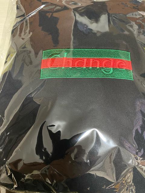 Change Sherry Box Logo Hooded Sweatshirt (Black)  �� �j���t�@�b�V������ 