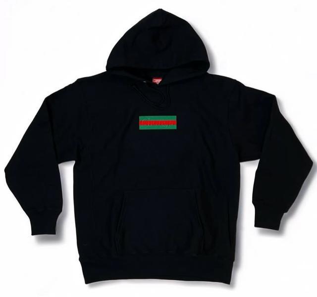 Change Sherry Box Logo Hooded Sweatshirt (Black) �� �j���t�@�b�V������ 