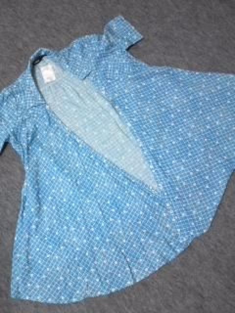 アズノウアズAsKnowAs〓青レトロ柄シャツワンピース〓新品〓 < ブランド アズノウアズAsKnowAs〓青レトロ柄シャツワンピース〓新品〓 < ブランドの