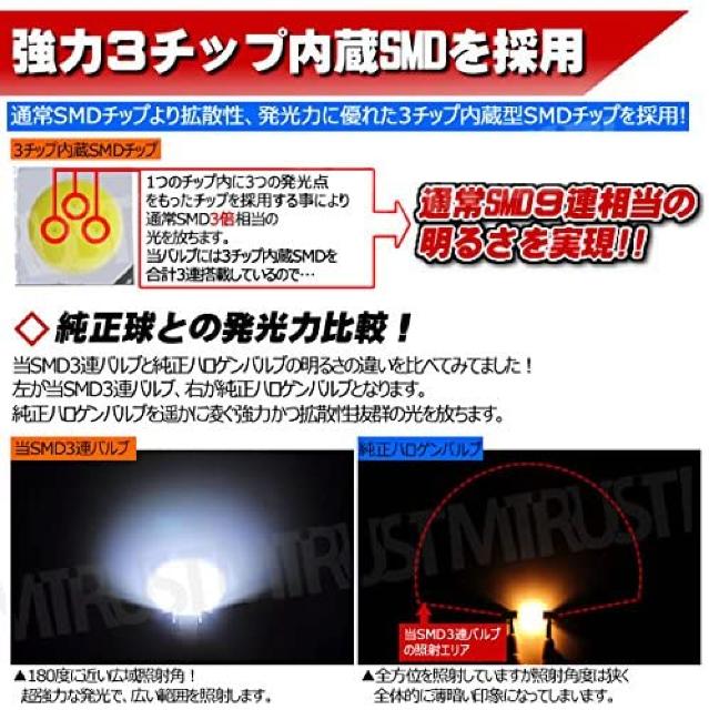 LED T10×37mm 3チップSMD 3連 外車のルームランプ等に ホワイト エムトラ < 自動車/バイク LED T10×37mm 3チップSMD 3連 外車のルームランプ等に ホワイト エムトラ < 自動車/バイク